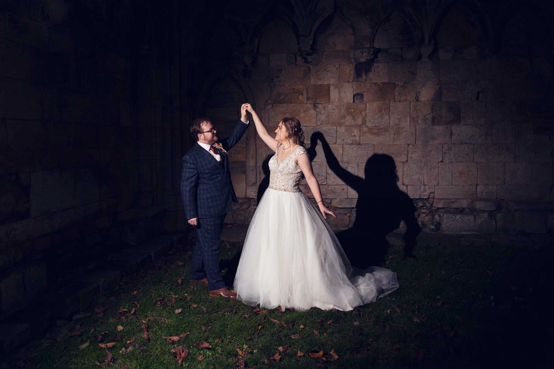 Couple on Wedding Day